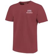 Mississippi State Retriever Wooden Frame Comfort Colors Tee